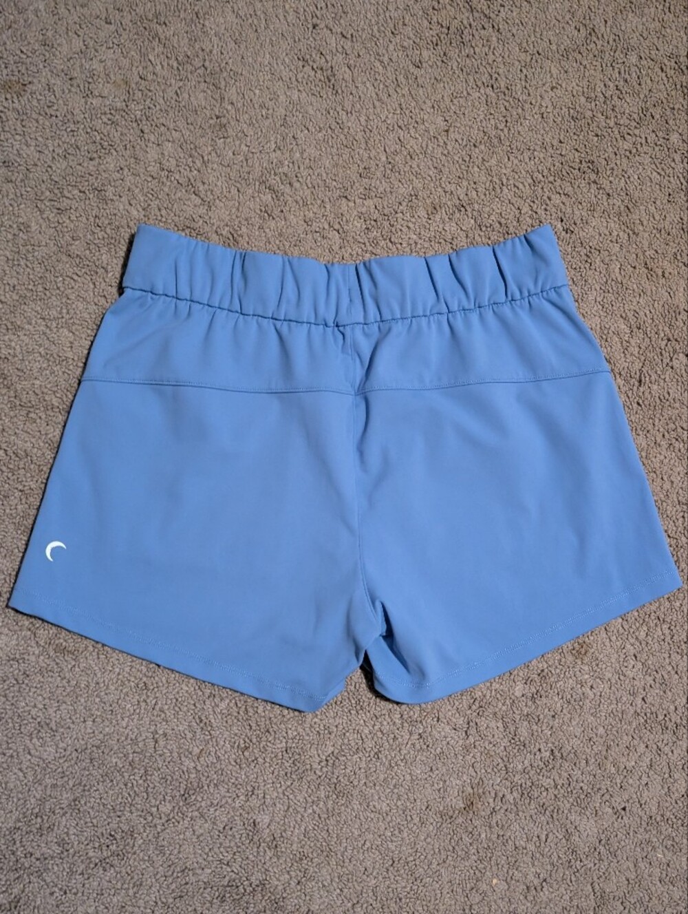 ZYIA Light Blue Women's Athletic Drawstring Shorts with Pockets - Picture 3 of 3